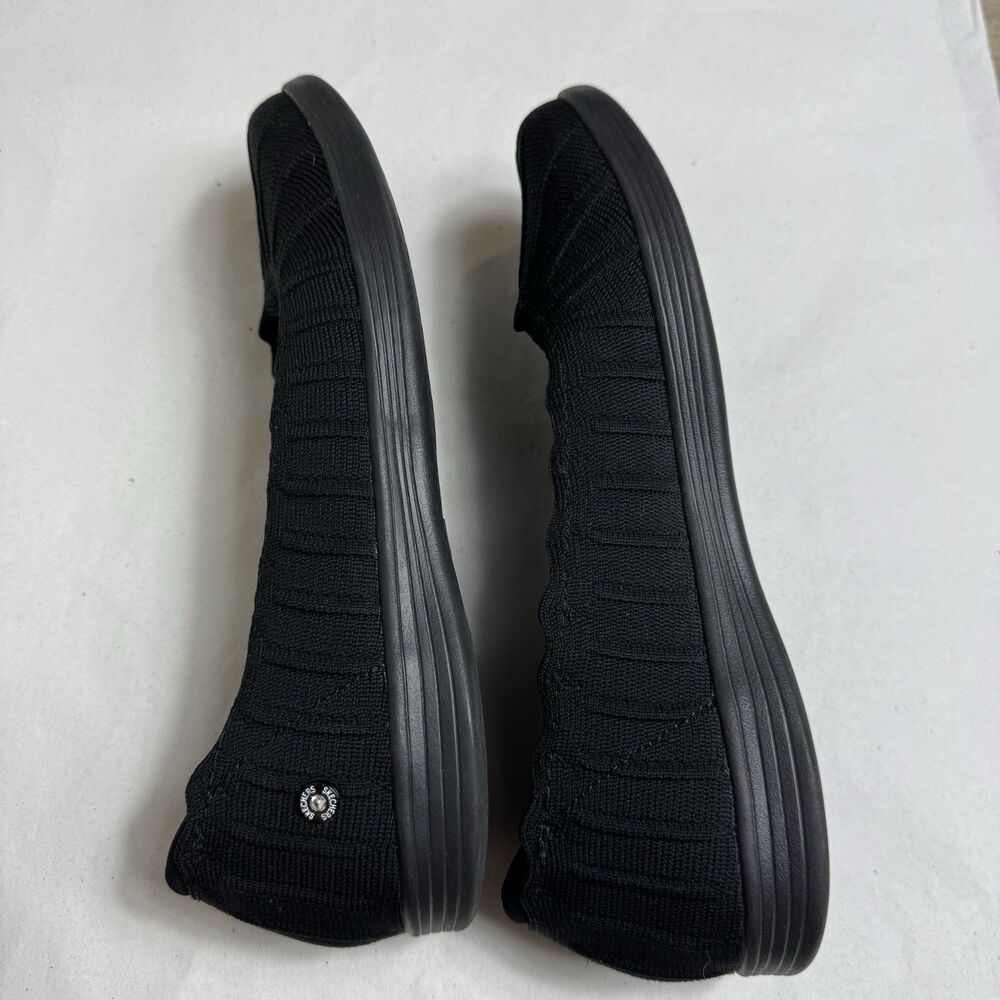 Skechers Air Cooled Goga Mat Slip-On Shoes Women’s Size 8 Black Round Toe - Picture 7 of 14